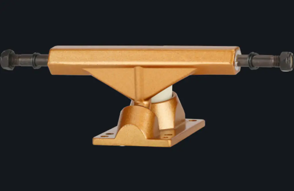 T195-5 skateboard truck in Black / orange