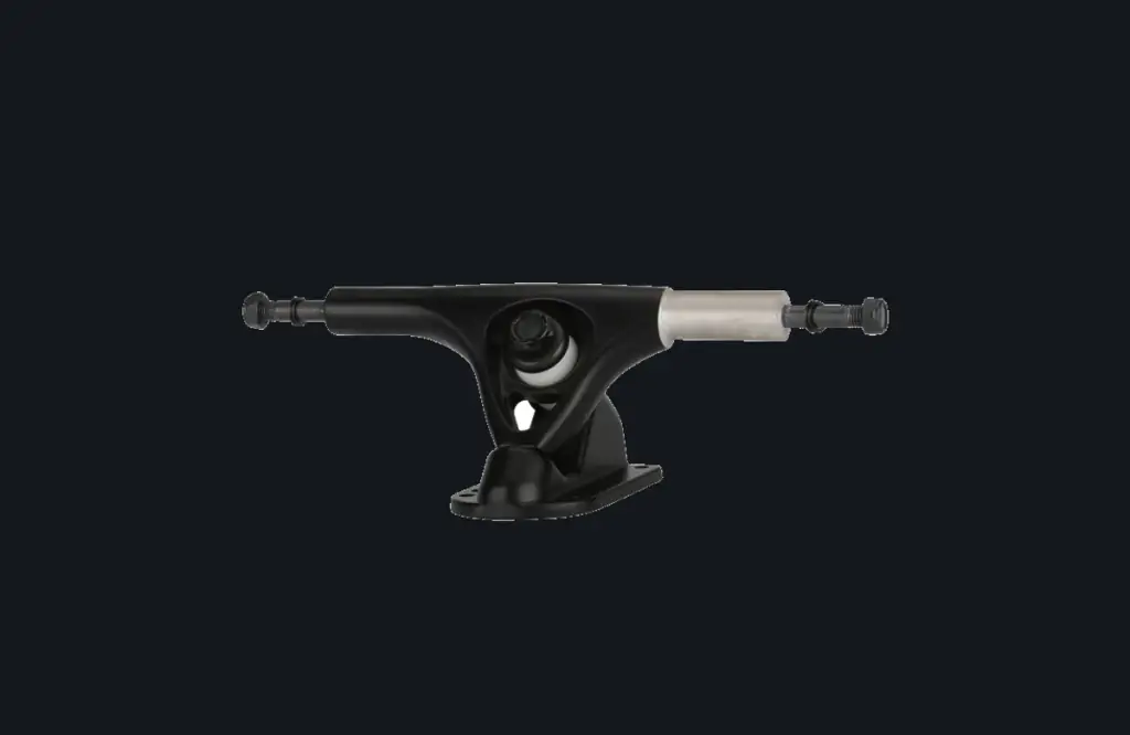 248 Electric Single-Axle skateboard truck in Black / silver axle